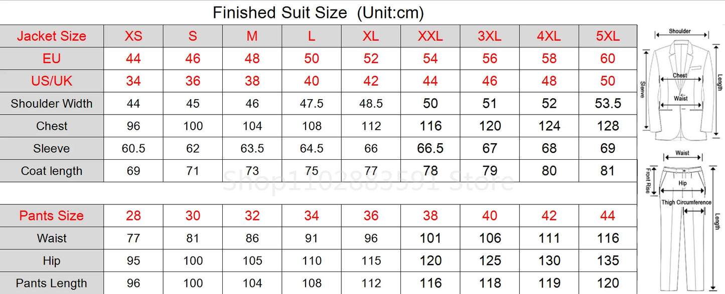 2 Piece Brown Men Formal Single Breasted Notch Lapel Suit Smart Tuxedo