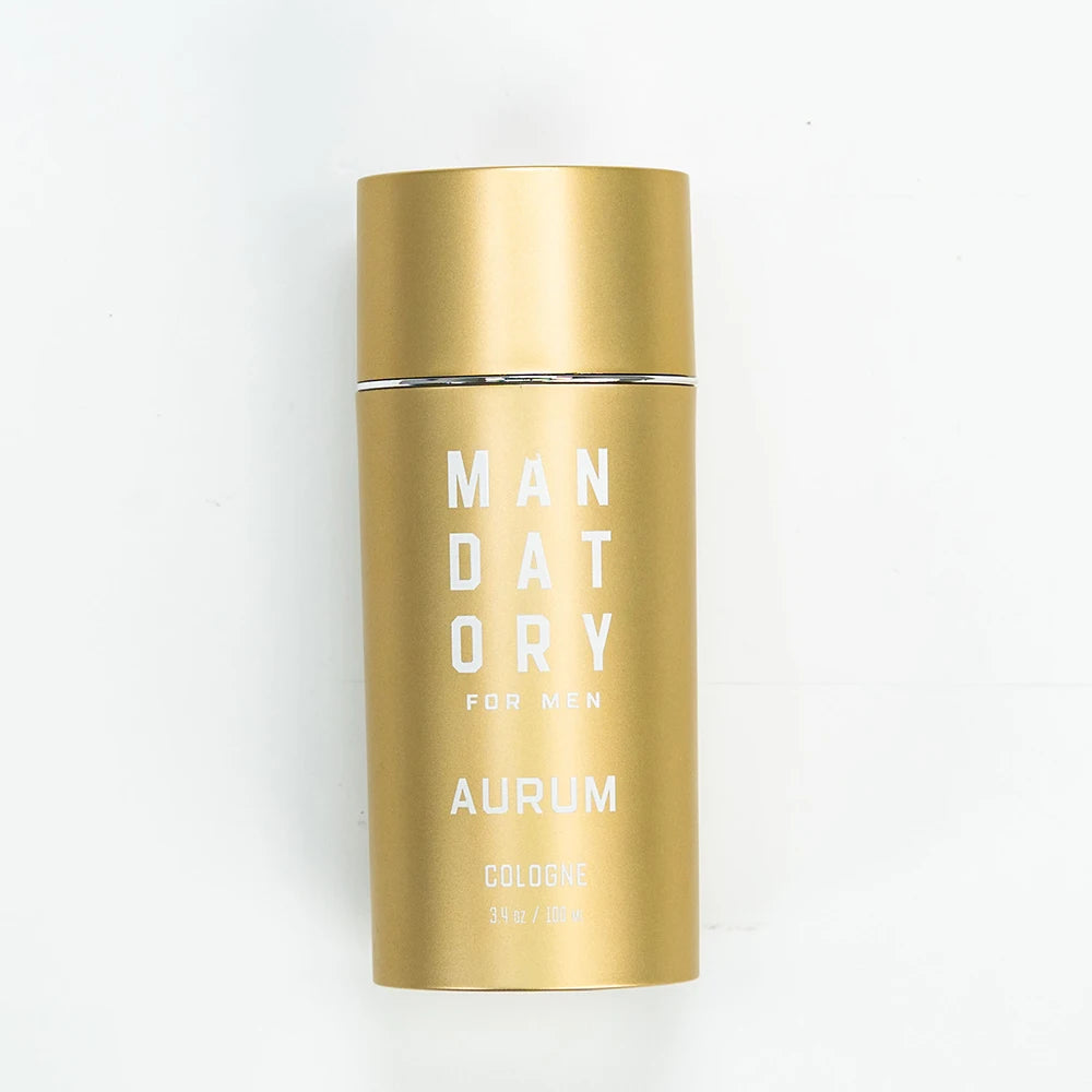 MANDATORY 3.4 Oz Eau de Cologne Spray Men's AZURE Fragrance Note of Rosemary