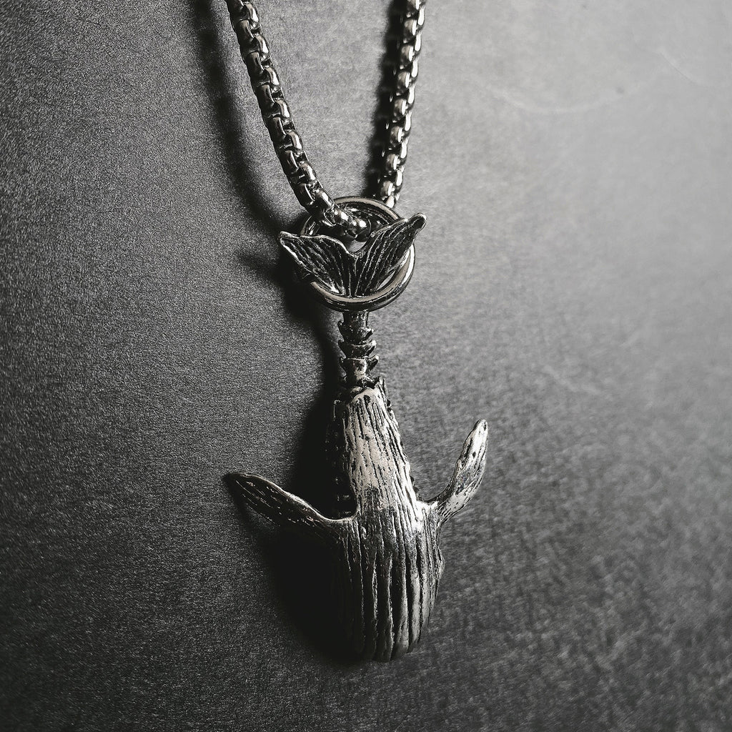 Whale Necklace Men And Women Hipster Ins Pendant Hip-Hop Personality