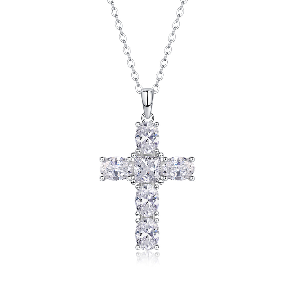 1Soul Guidance - Fashionable Jewelry Pendant Set With Moissanite S925 Sterling Silver And Platinum-plated Diamond, Moissanite Silver Jewelry Prohibit TikTok sales