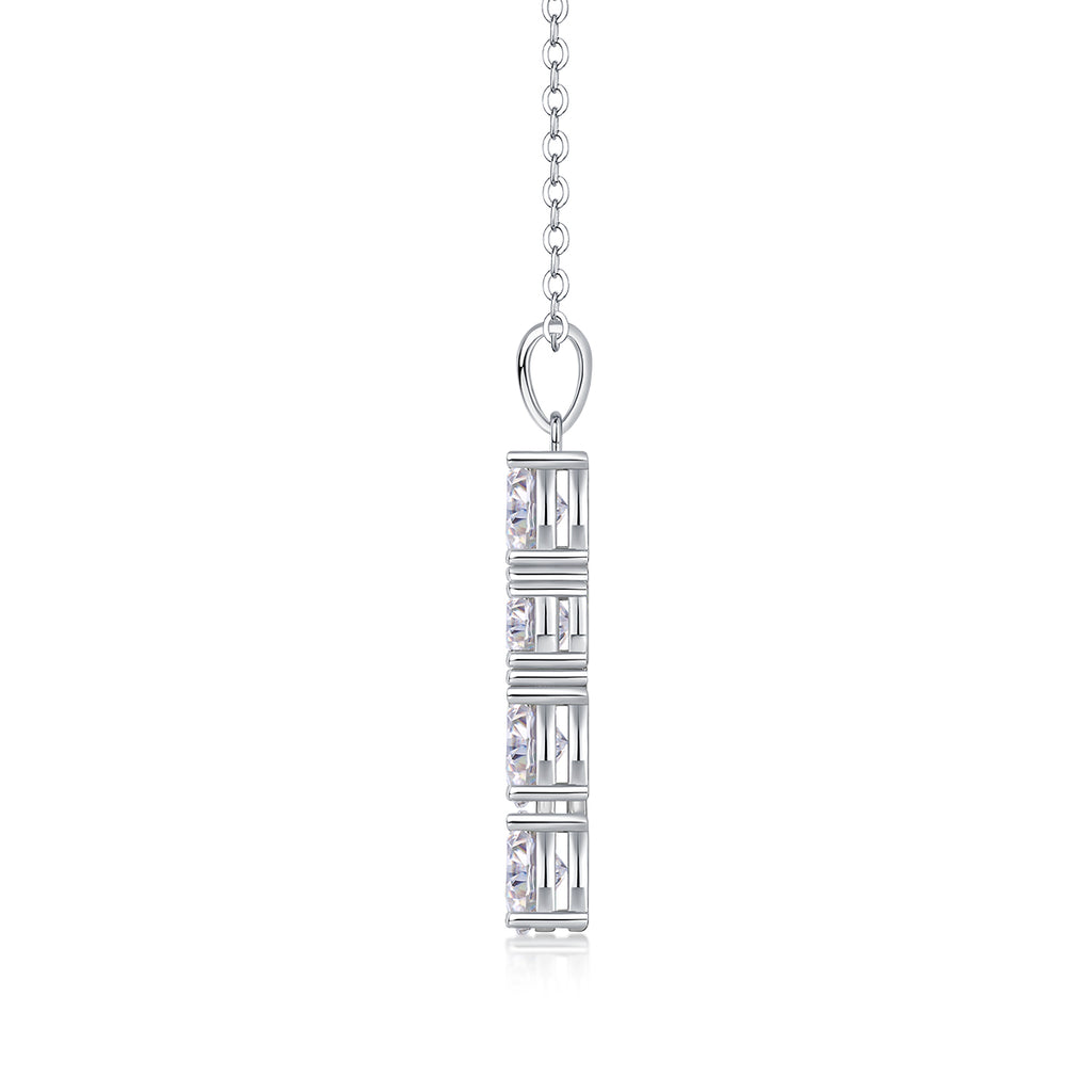 1Soul Guidance - Fashionable Jewelry Pendant Set With Moissanite S925 Sterling Silver And Platinum-plated Diamond, Moissanite Silver Jewelry Prohibit TikTok sales