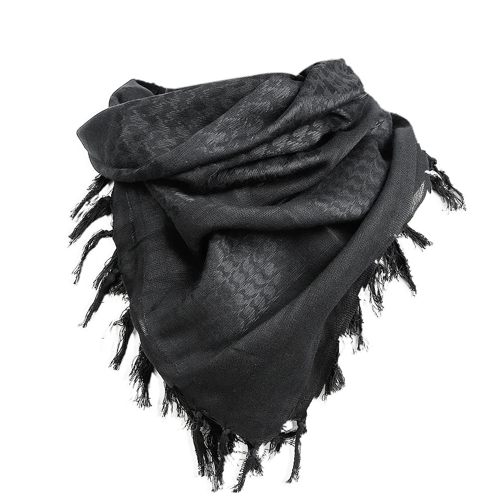 Military Men's Neck Headscarf Desert Arabic Keffiyeh Cotton Tactical Scarf