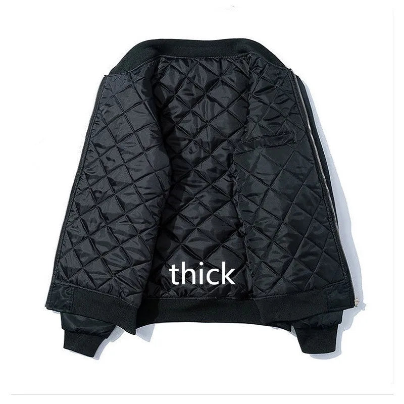 Embroidery Men's Bomber Dragon Tiger Pilot Japanese Jacket Streetwear