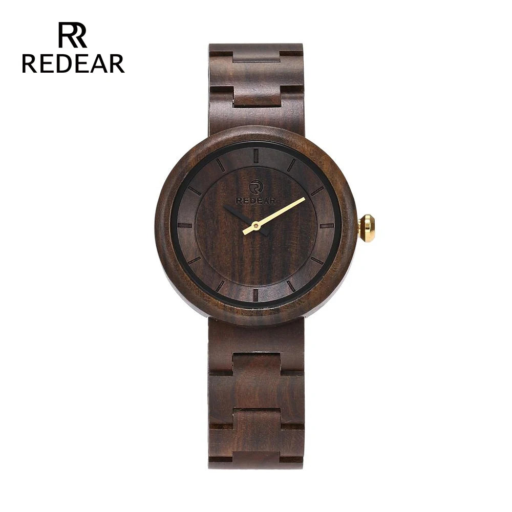 Men Luxury Full Wood Sports Japan Movement Automatic Quartz Watches