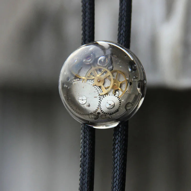 Original design steam punk resin bolo tie for men fashion accessory