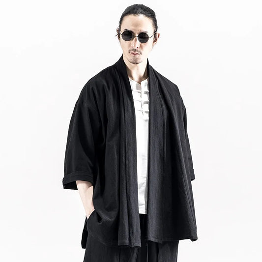 Japanese streetwear kimono jacket male men's bomber jackets