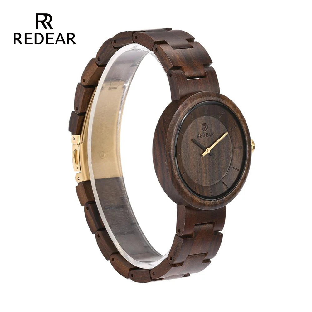 Men Luxury Full Wood Sports Japan Movement Automatic Quartz Watches