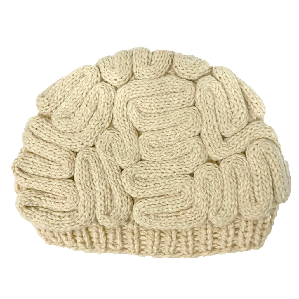 Funny Winter Horrible Brain Wool Handmade Unisex Beanie Caps