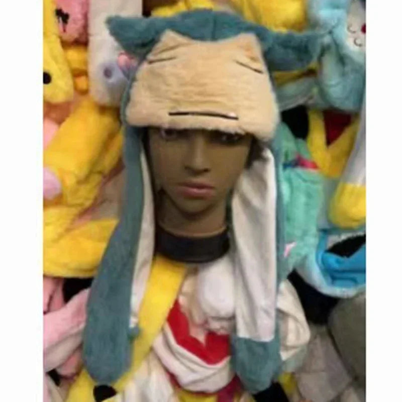 Pokémon Beanie With Shine Earflap Movable Ears Casual Cap