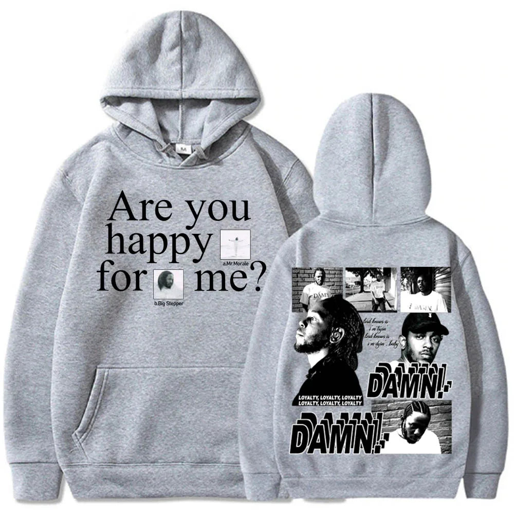 Kendrick Lamar Damn Mr. Morale and The Big Steppers Hip Hop Vintage Men Sweatshirts Hoodie