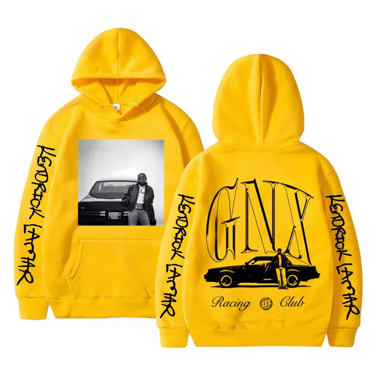 Kendrick Lamar Double Sided Print GNX Cotton Sweatshirt Oversized Hoodies Unisex Streetwear