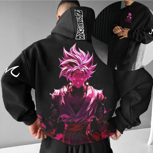 Dragon Ball Animation Pullover Men's European/American Loose Casual Sweater