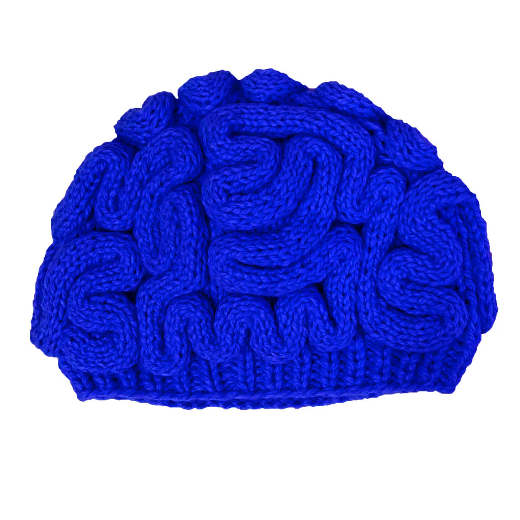 Funny Winter Horrible Brain Wool Handmade Unisex Beanie Caps