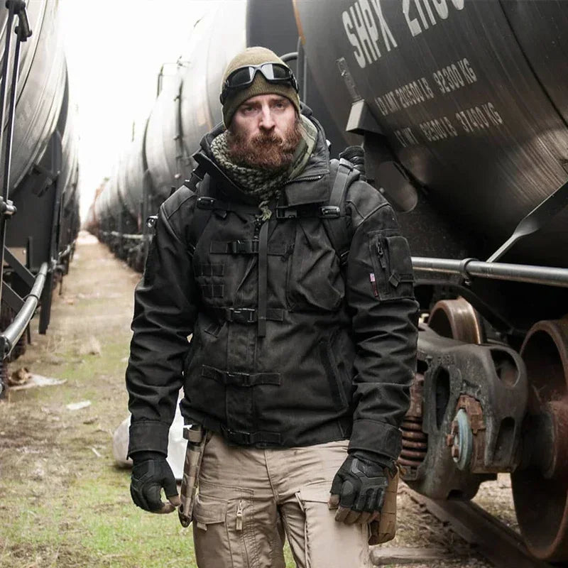 High Quality Military Tactical Men's Wear-resistant Multi-pocket Bomber Jackets Outdoor Coat