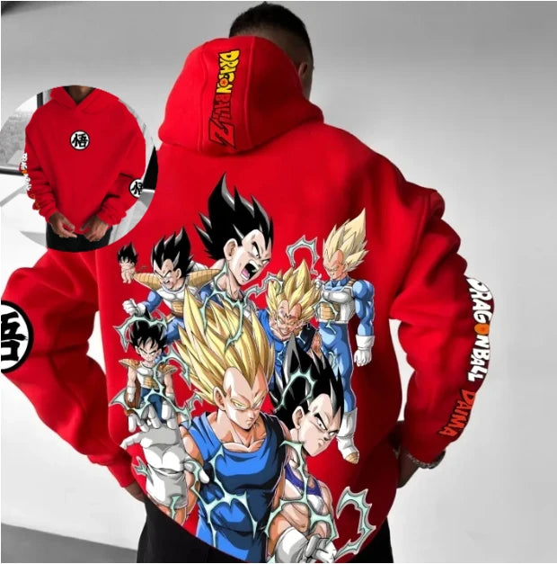 Dragon Ball Z Animation Sweater Men's Printed Trendy Jacket