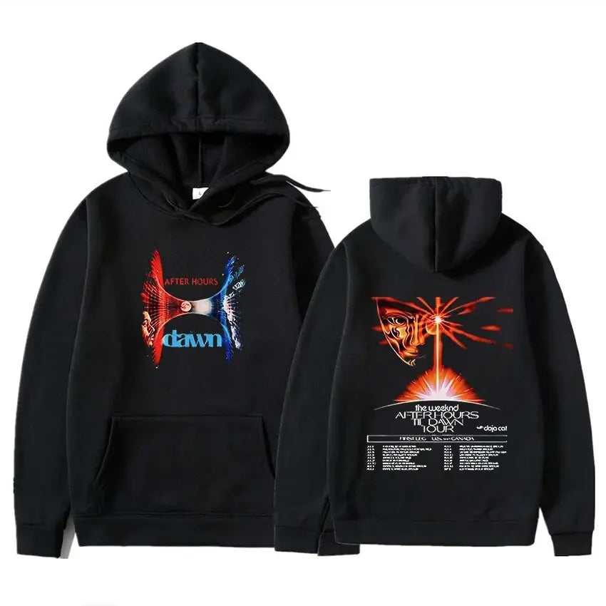 The Weeknd Print Hoodies Men Casual Sweatshirts Oversized Pullovers