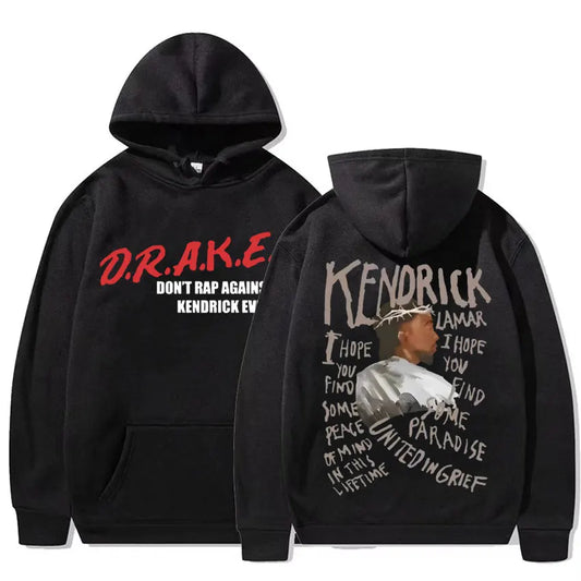 Kendrick Lamar Drake D.R.A.K.E Hoodie They Not Like Us Hooded Men  Hip Hop Sweatshirts