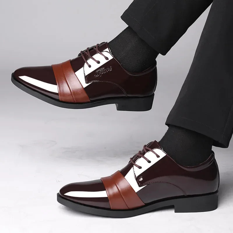 Men's Formal Social Shoe Pointed Toe Style Office Footwear