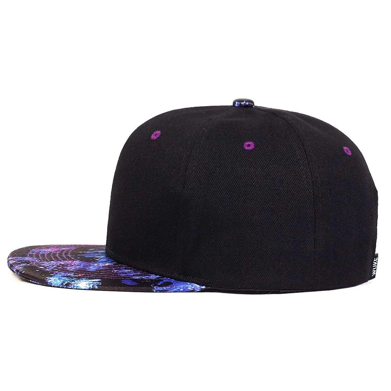 Starry Sky Brim Baseball Outdoor Snapback Adjustable Outdoor Hats