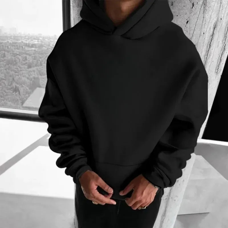 Squid Game Classic Creative Printed Men's Plus Velvet Thick COS Hoodie