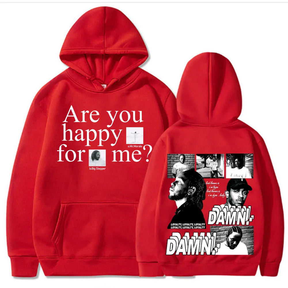 Kendrick Lamar Damn Mr. Morale and The Big Steppers Hip Hop Vintage Men Sweatshirts Hoodie