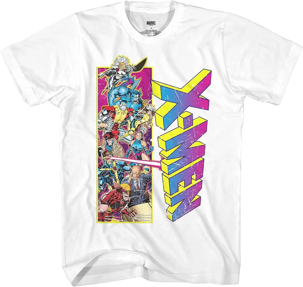 Marvel Graphic Tees X-Men T Shirt 90's  Shirts for Men
