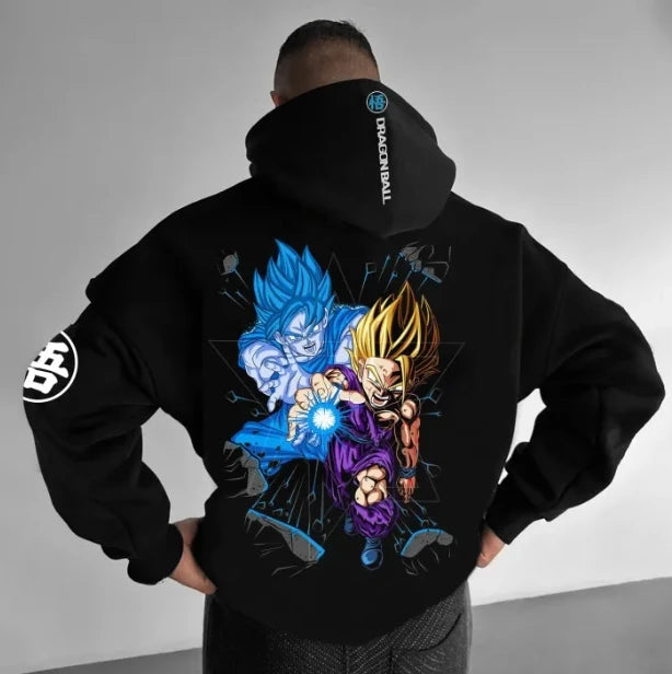 Dragon Ball Z Animation Sweater Men's Printed Trendy Jacket