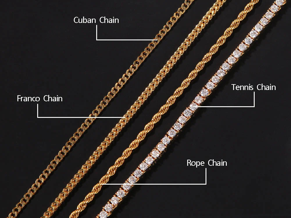 Iced Out Full Zirconia Large Size Gun Pendant Hip Hop Men's Jewelry