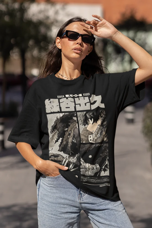 Deku T-Shirt Izuku Midoriya  Hero  bakugou Anime Gift Shirt All Size