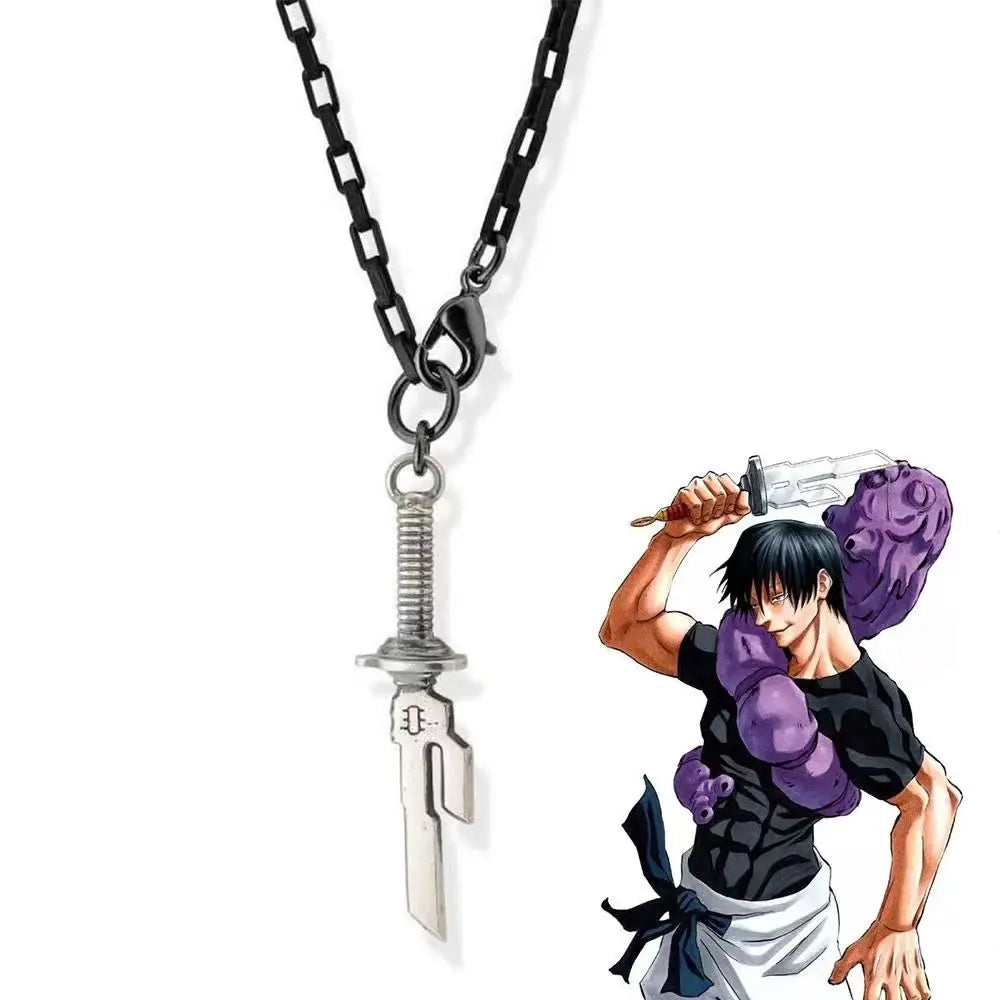 Toji Fushiguro Sword Jujitsu Kaisen Necklace Inverted Spear Of Heaven Necklace