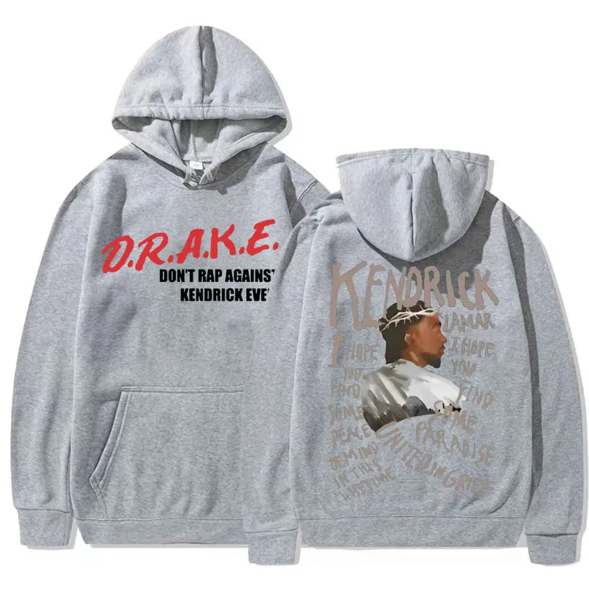 Kendrick Lamar Drake D.R.A.K.E Hoodie They Not Like Us Hooded Men  Hip Hop Sweatshirts