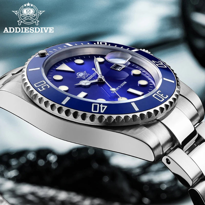 Stainless Steel Men's European and American Leisure Quartz Waterproof Sports Watch