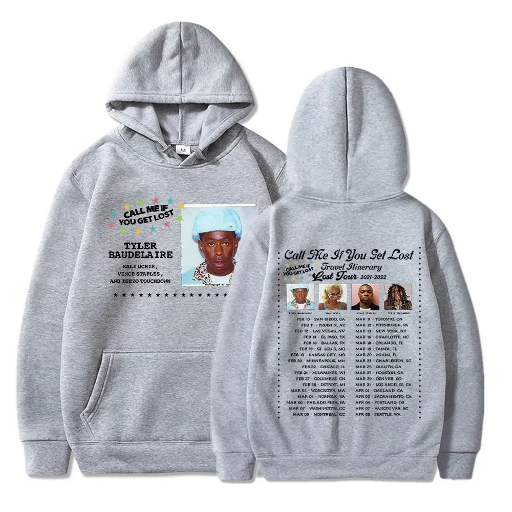 Call Me If You Get Lost Tour Tyler The Creator Printed Men/Women Sweatshirts Oversized Hip Hop Hoodie