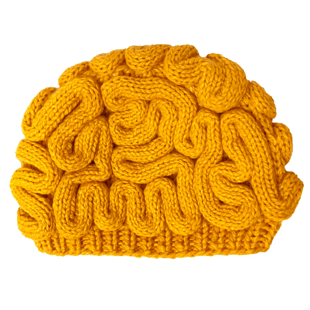 Funny Winter Horrible Brain Wool Handmade Unisex Beanie Caps