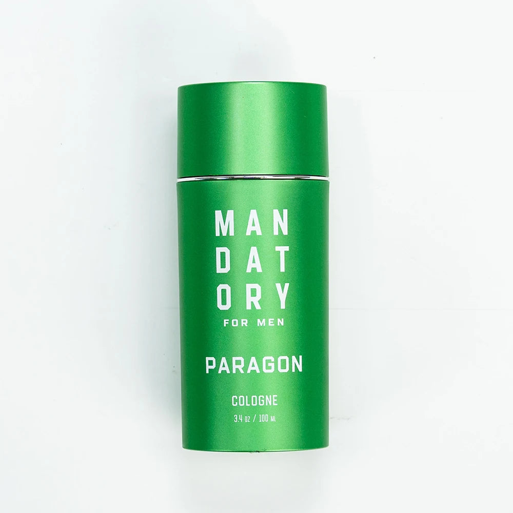 MANDATORY 3.4 Oz Eau de Cologne Spray Men's AZURE Fragrance Note of Rosemary