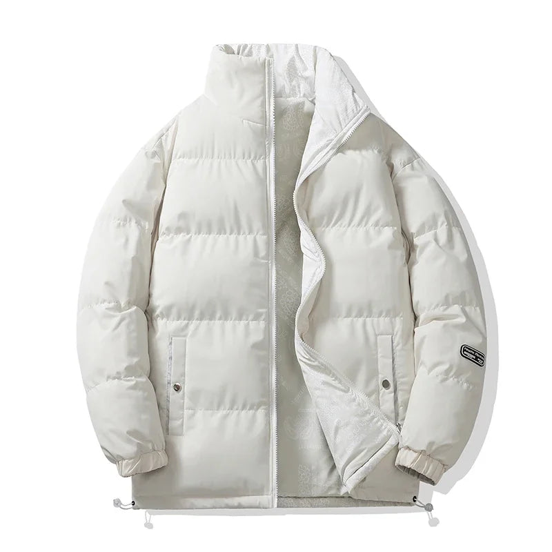 Men High Quality Windproof Casual Style Cotton Warm Parkas