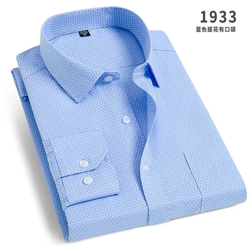 Men's Striped long-sleeved Anti-wrinkle Comfortable Breathable Slim Fit Shirt
