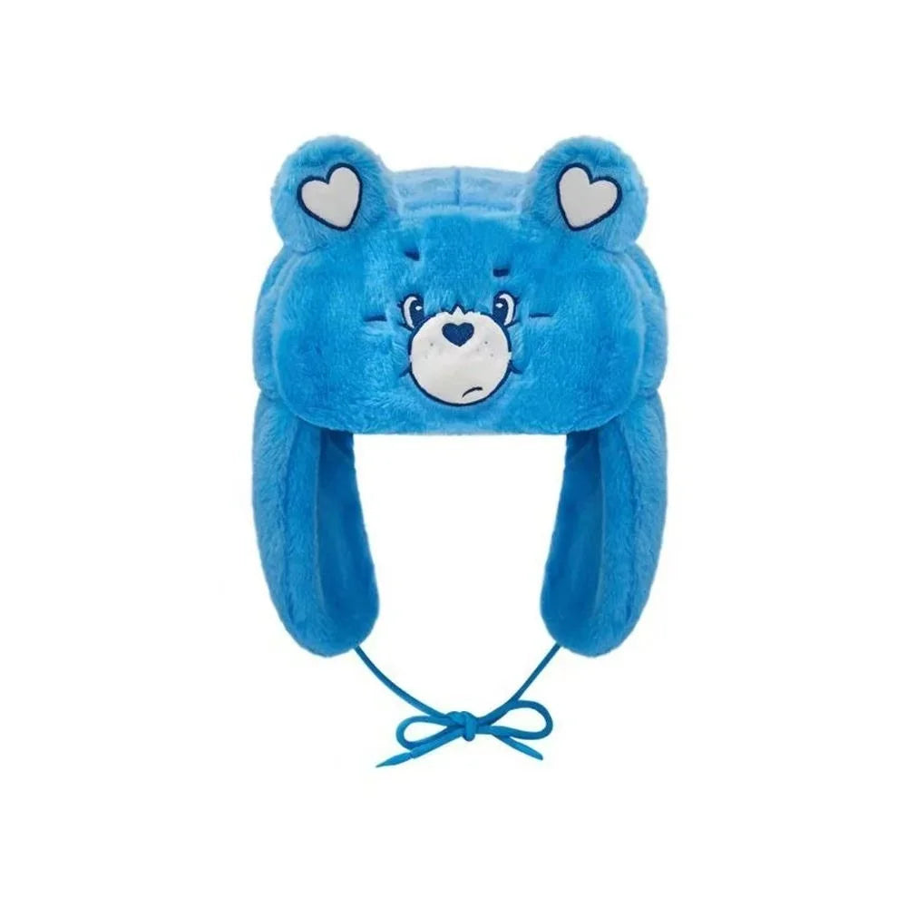 Cute Plush Cartoon Ski Windbreak Hats Keep Warm Outdoors Caps