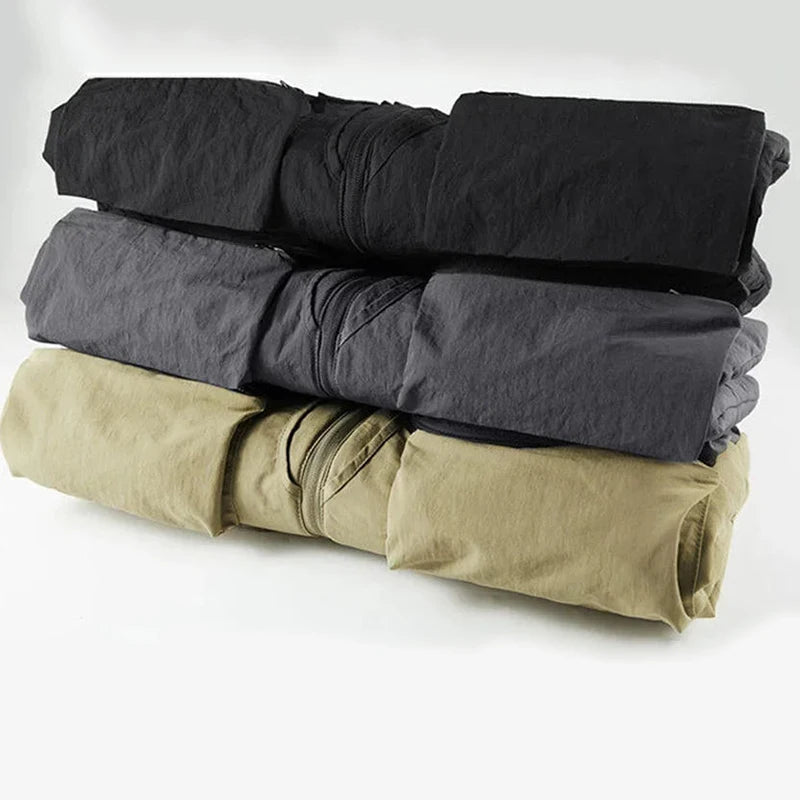 Cargo Vest Thick Fleece Warm Solid Color Tactical Men Waistcoat