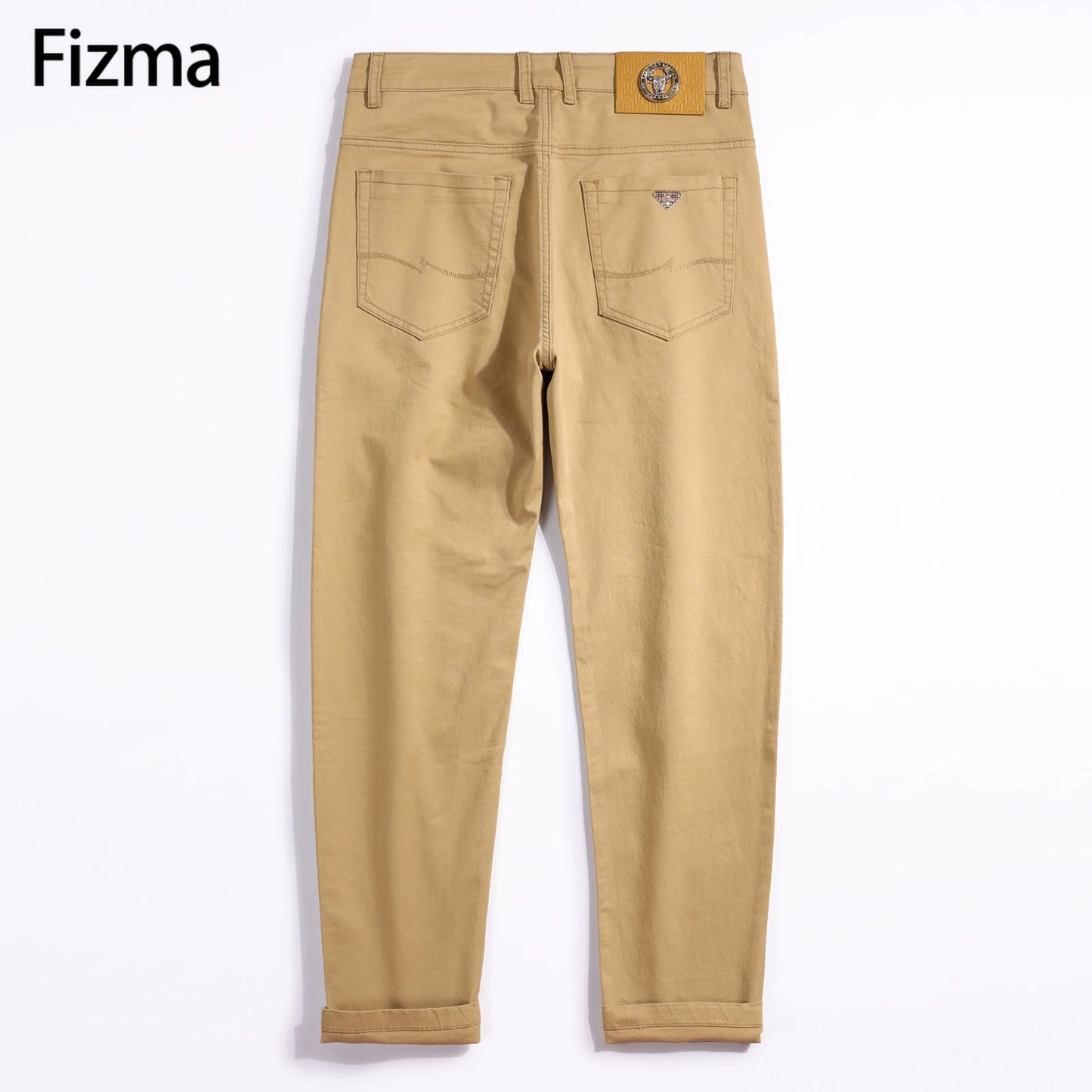 Summer Classic Solid Color Loose Straight Men's Baggy Pants