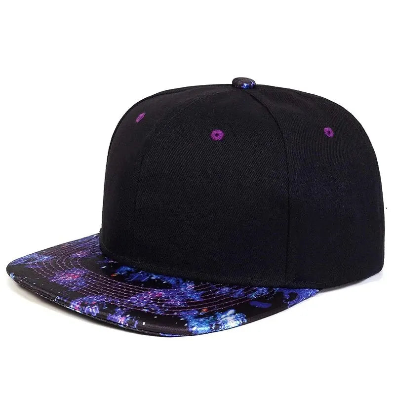 Starry Sky Brim Baseball Outdoor Snapback Adjustable Outdoor Hats