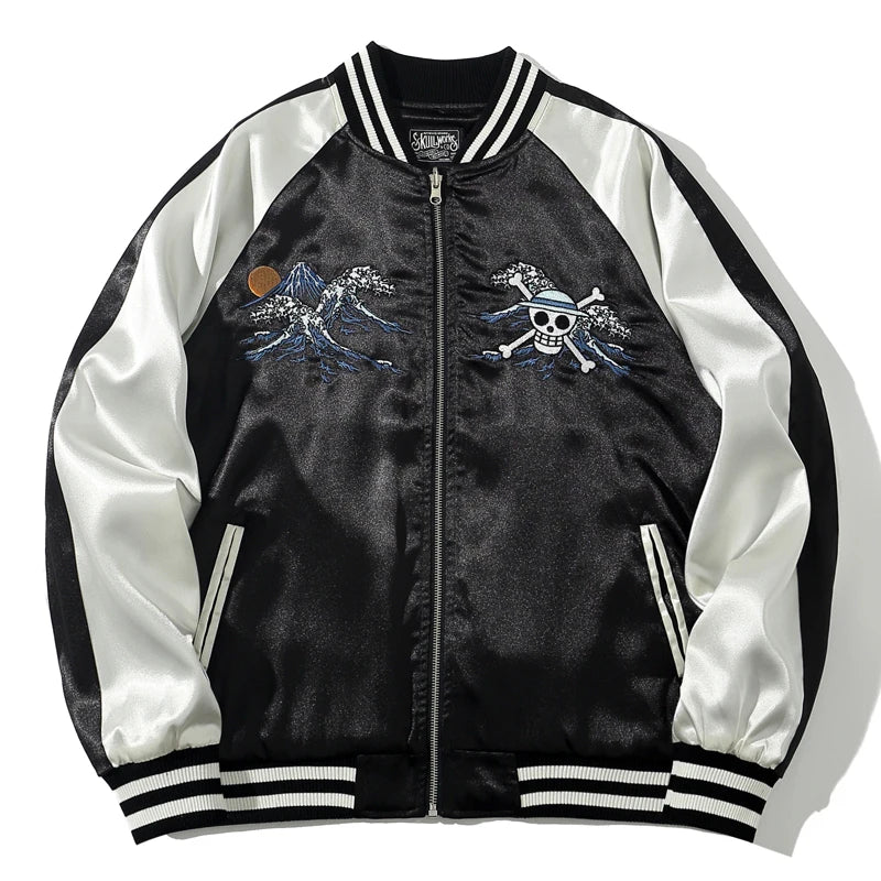 Heavy Industry Jacket With One Piece High Streetwear Coat Embroidered Outerwear