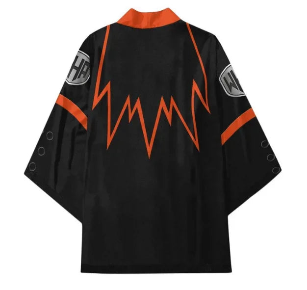 3D Print My Hero Academia anime Robe Kimono Cape Loose Half Sleeve Cardigan
