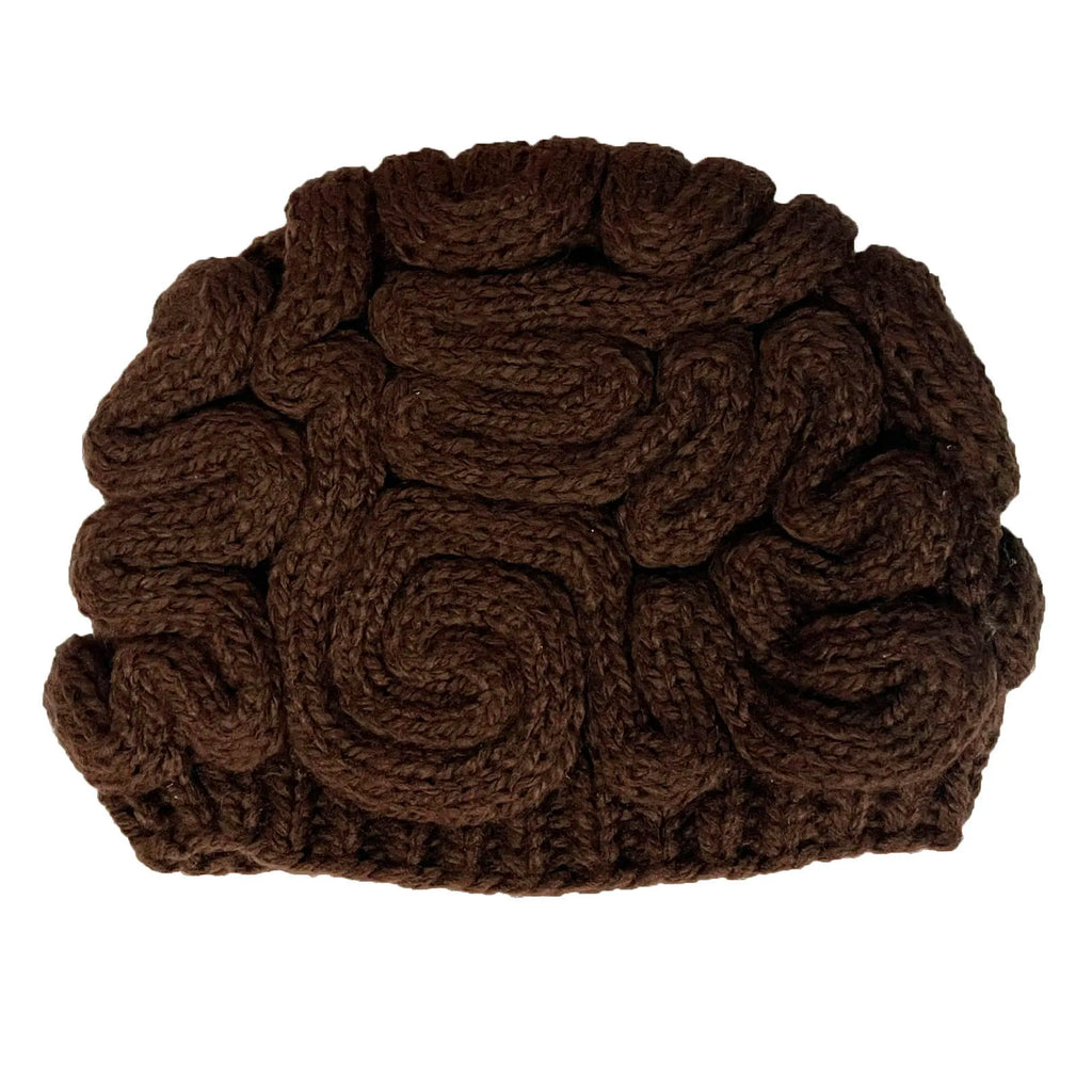 Funny Winter Horrible Brain Wool Handmade Unisex Beanie Caps