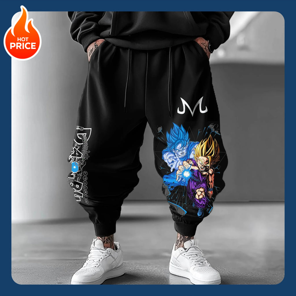 Dragon Ball GOKU Gohan Majin Buu Peripheral Loose Trousers Cotton Sports Leggings