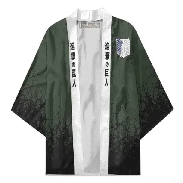 3D Print My Hero Academia anime Robe Kimono Cape Loose Half Sleeve Cardigan