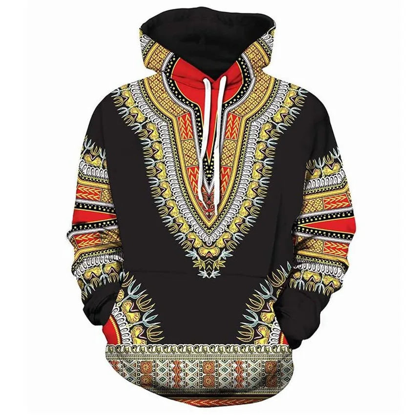 Men Folk-custom 3D Print Hoodies Sweatshirts Hip Hop Streetwear