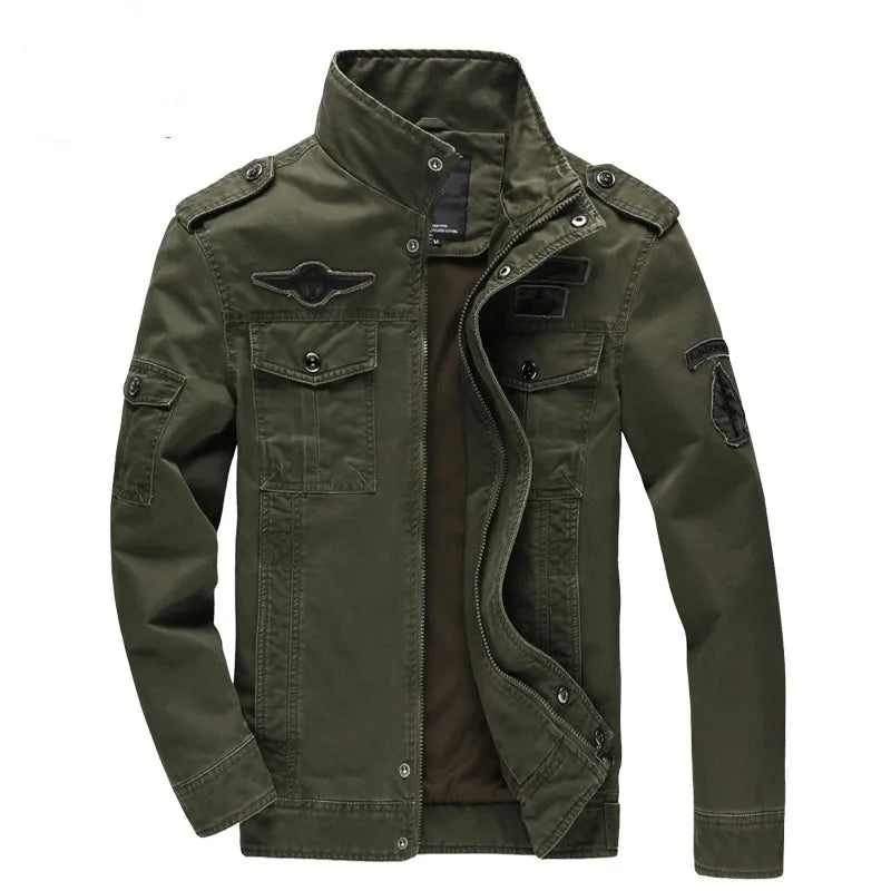 Casual Military Plus Size M-6XL Air force Cargo Men's Jackets Coat