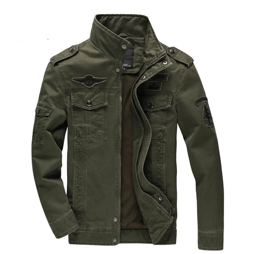 Casual Military Plus Size M-6XL Air force Cargo Men's Jackets Coat