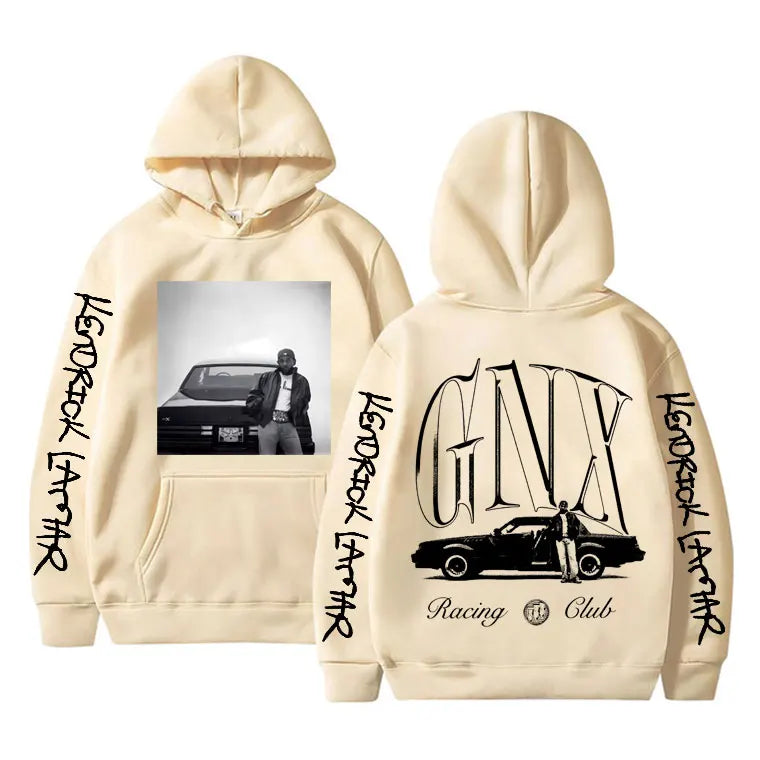 Kendrick Lamar Double Sided Print GNX Cotton Sweatshirt Oversized Hoodies Unisex Streetwear